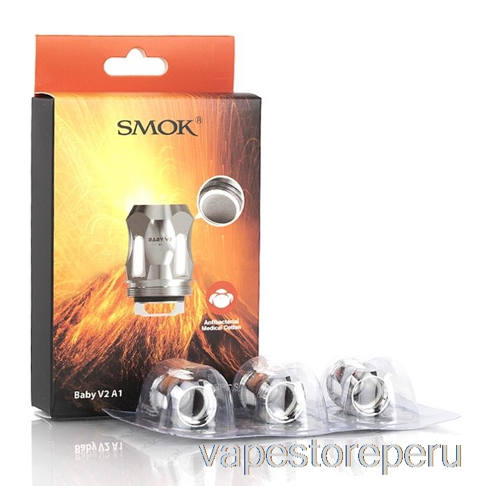 Bobinas De Repuesto Vape Smoke Smok Tfv8 Baby V2 0.17ohm Baby V2 A1 Bobinas Simples (ss)
